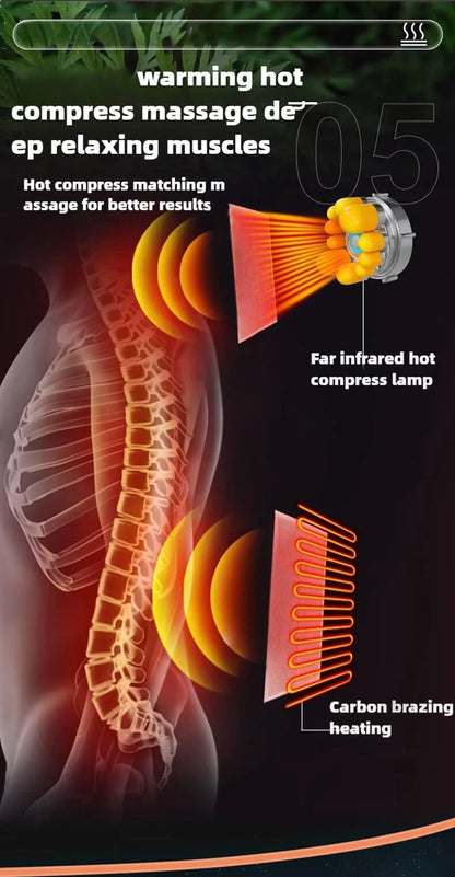Full Body Heat & Kneading Massage Mattress